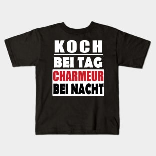 Koch Chefkoch Gemüse Küche Profi Kochen Kids T-Shirt